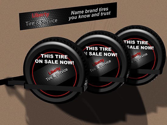 Tire Displays – Motivo Display